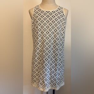 Apt. 9 Elegant Black and White Lace Dress